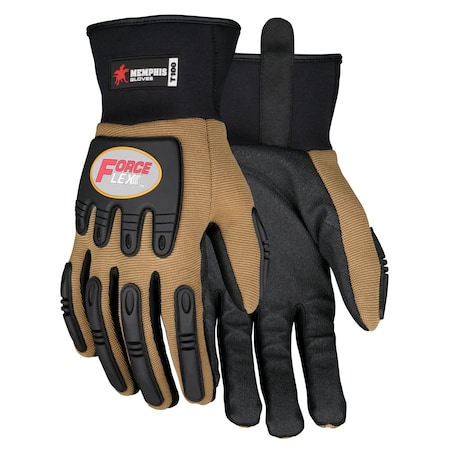 Mcr Safety Gloves, ForceFlex Antivibration Glove XXL, PR T100XXL